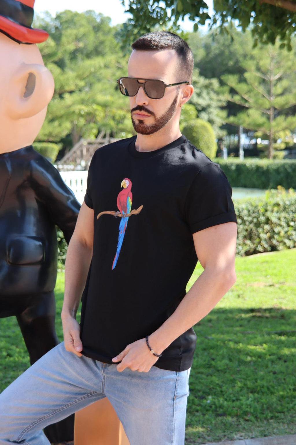 Parrot Elite™ – Camiseta Tropical Premium