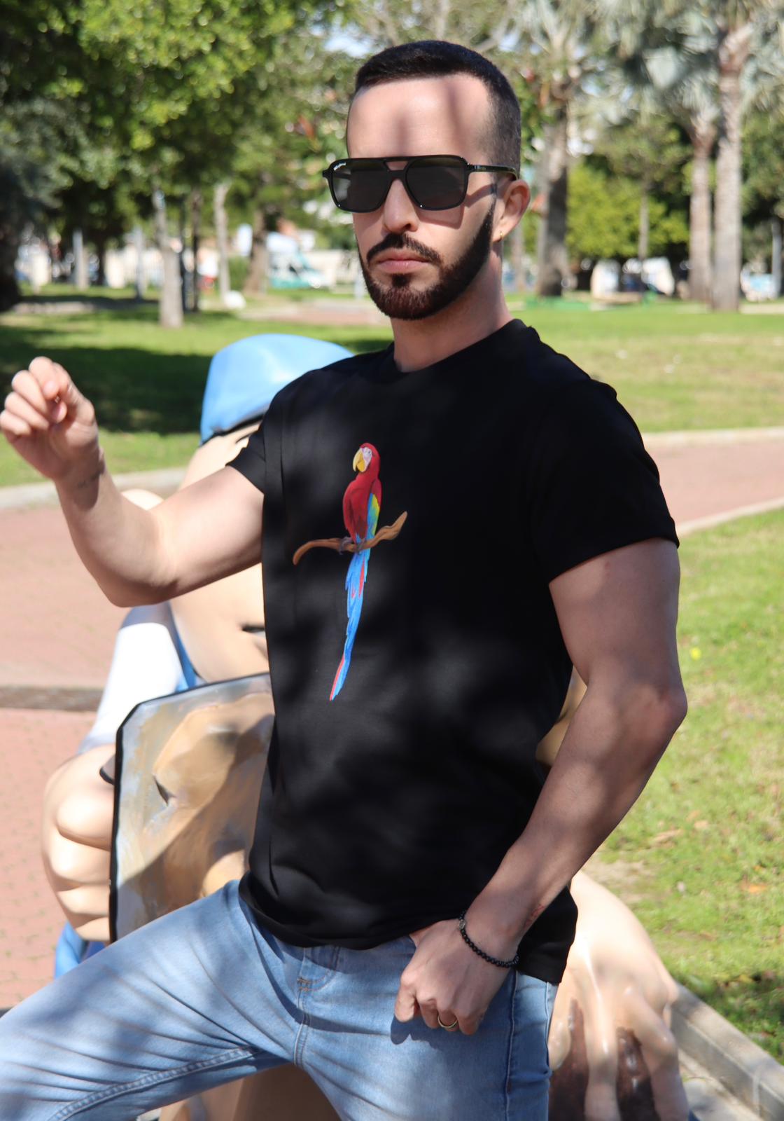 Parrot Elite™ – Camiseta Tropical Premium